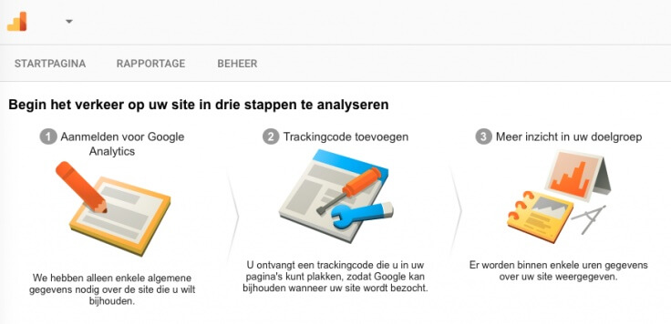 Google Analytics configureren in 3 stappen